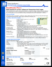 Thumbnail of document Data Sheet - SmartReader Plus 3 Data Logger